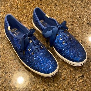 Kate Spade Keds Sparkle Tennis Shoes